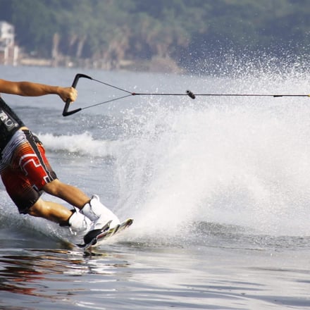 Wakeboarding on Big Bear Lake